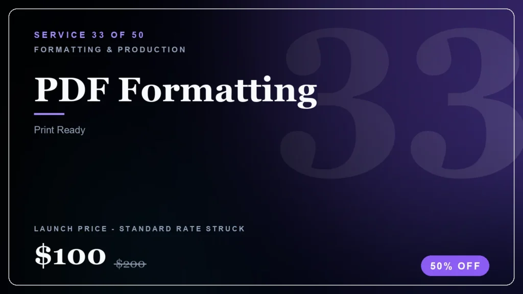 PDF Formatting ebook service (50% launch discount) - StoryBuddiesPlay