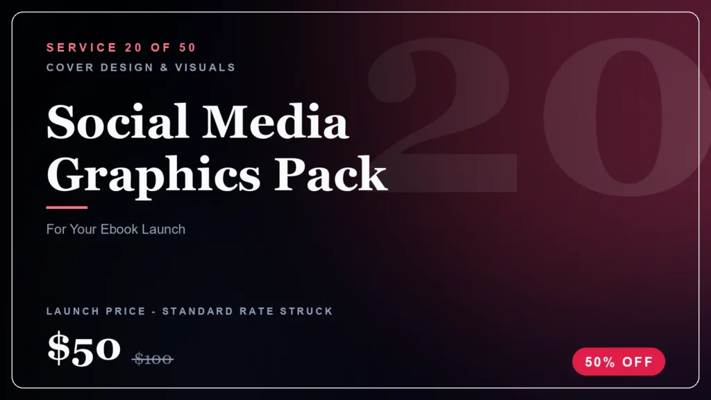 Social Media Graphics Pack ebook service (50% launch discount) - StoryBuddiesPlay