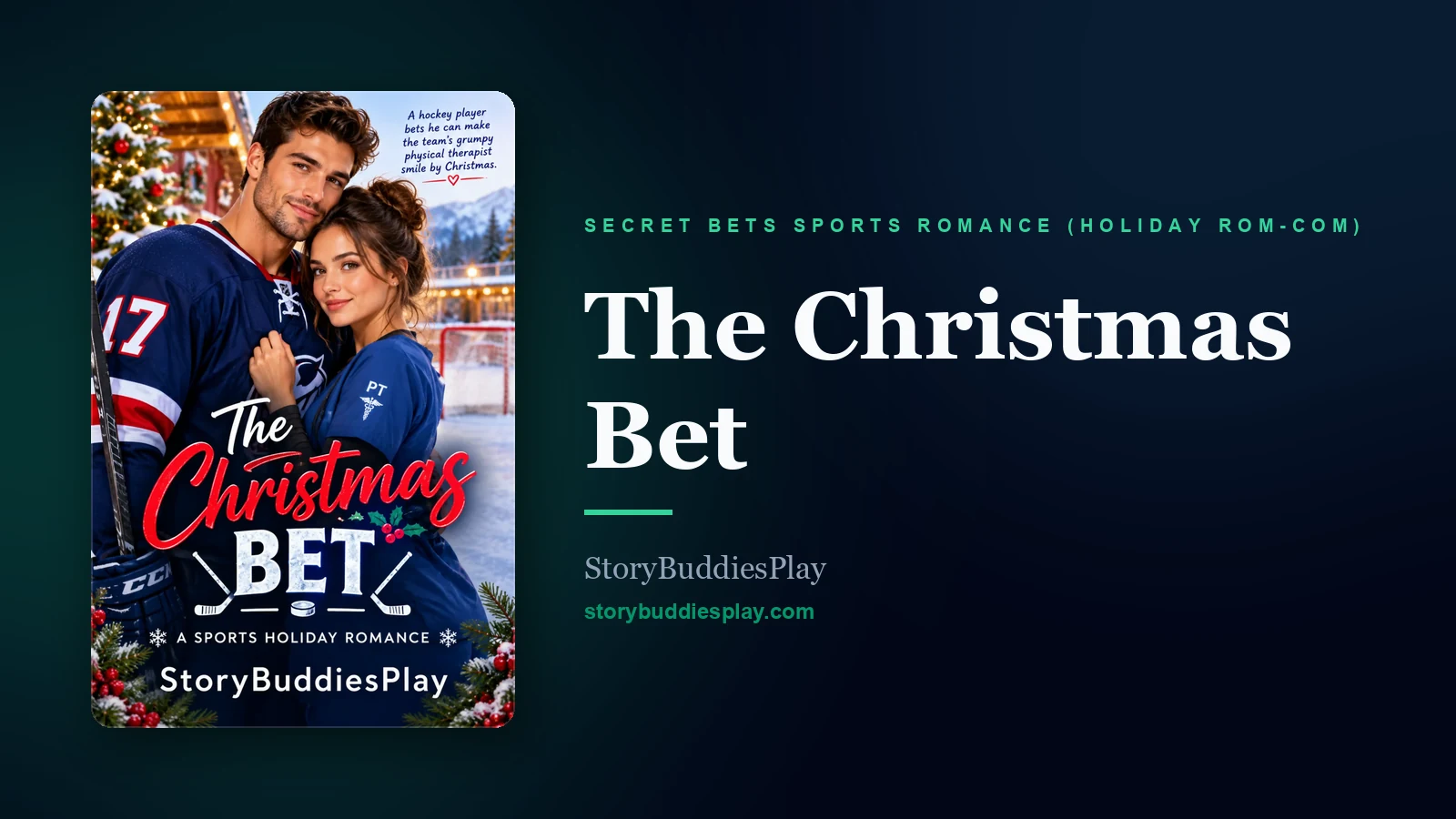 The Christmas Bet — A Secret Bets Sports Romance (Holiday Rom-Com) cover