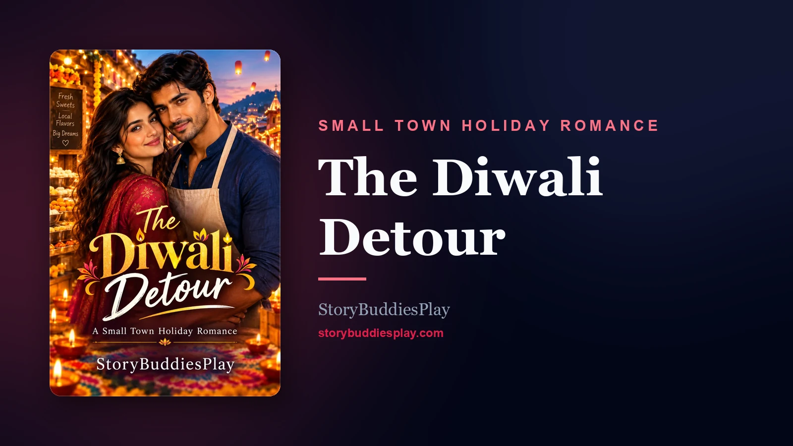 The Diwali Detour — A Small Town Holiday Romance cover