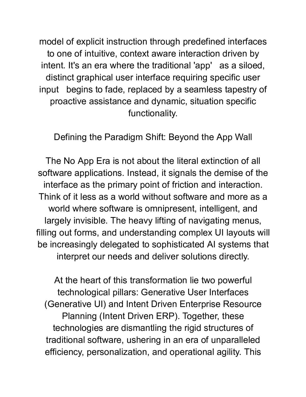 The No App Era: Generative UI & ERP Future — a page from inside the book