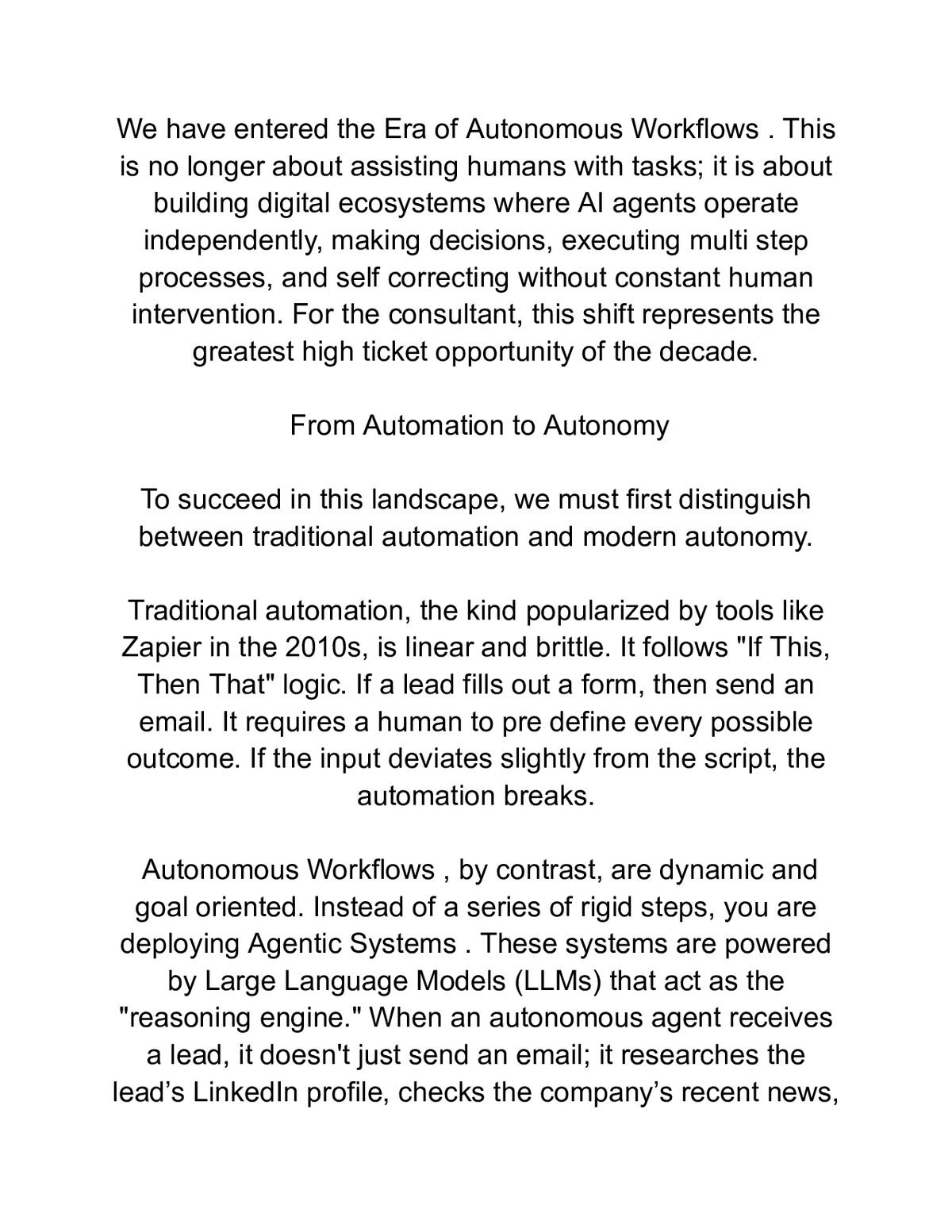High-Ticket AI Consulting for 2026 — a page from inside the book