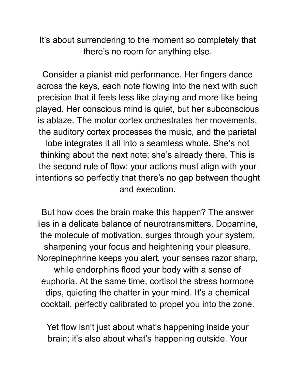 Flow State Mastery: Unlock Peak Performance with Neuroscience Hacks — The Science of Effortless Excellence for Athletes, Artists, and High Performers — a page from inside the book