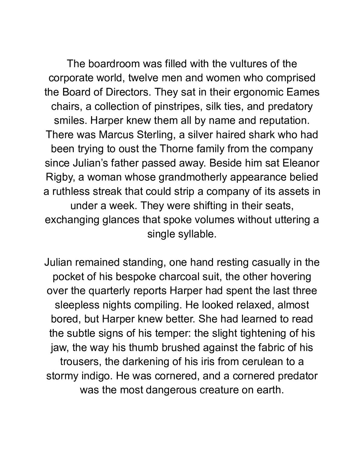 THE BILLIONAIRE’S PROXY: A STEAMY ENEMIES-TO-LOVERS FAKE DATING ROMANCE — a page from inside the book