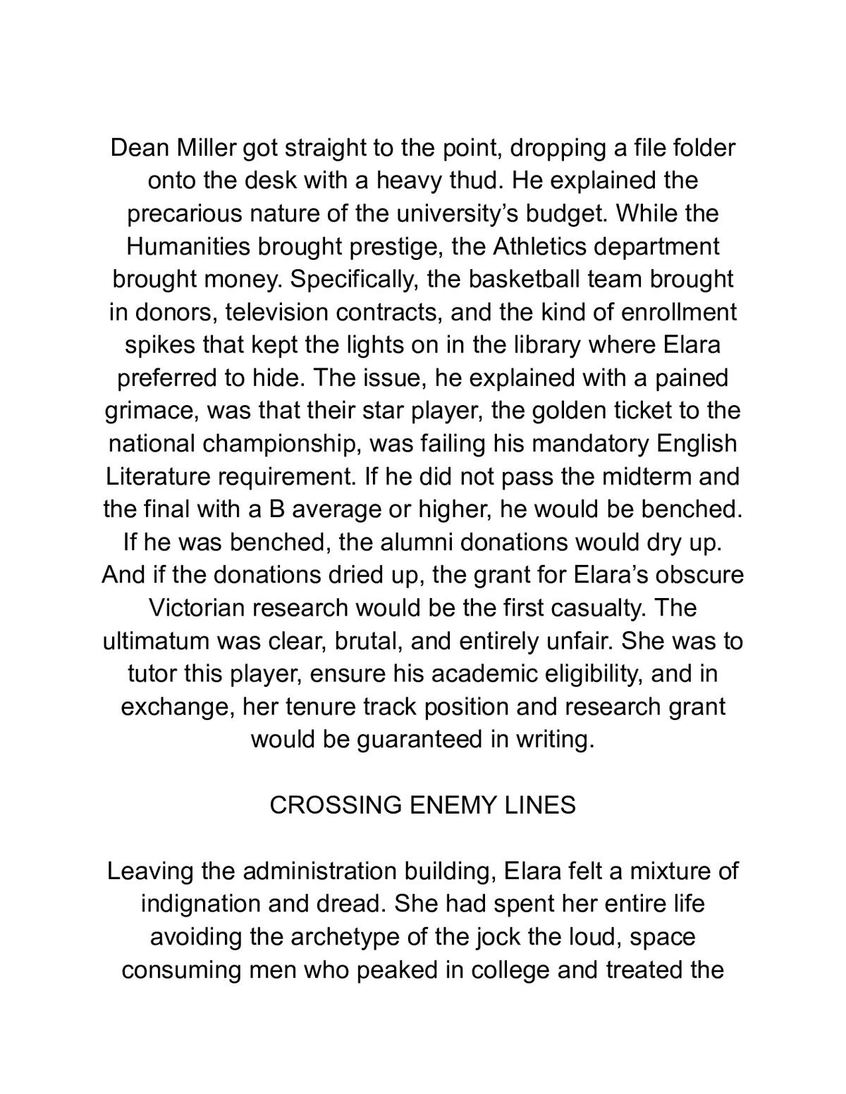 THE SLAM DUNK KISS: A STEAMY BASKETBALL SPORTS ROMANCE — a page from inside the book