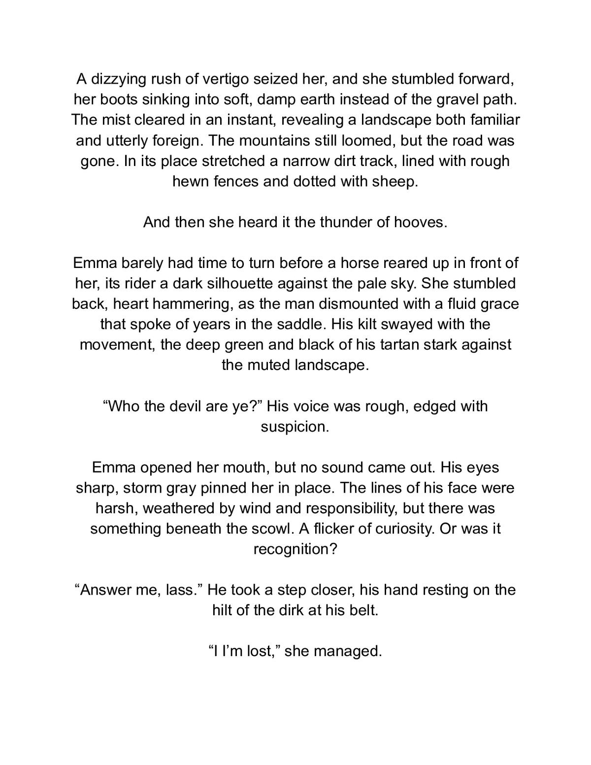Victorian Scotland Time Slip: A Timeless Romance Across Centuries — a page from inside the book