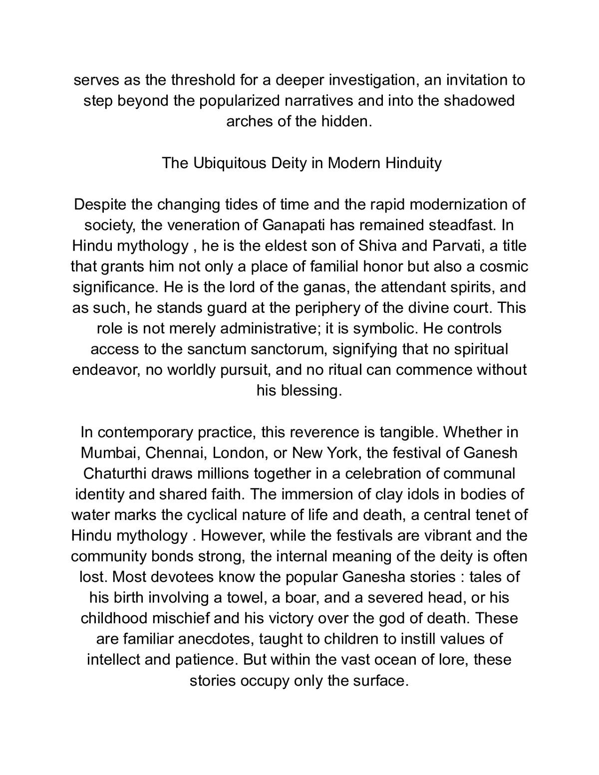 Unlocking the Divine: 108 Hidden Legends of Lord Ganesha Beyond the Elephant Head — a page from inside the book