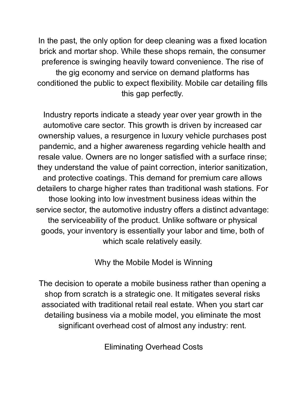 The Ultimate Blueprint for a Profitable Mobile Car Detailing Business 2026 — a page from inside the book