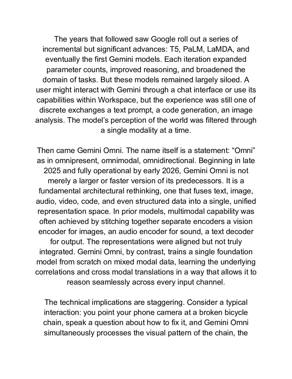 Gemini Omni Mastery: Create Anything From Any Input With Google’s 2026 Frontier Model — a page from inside the book
