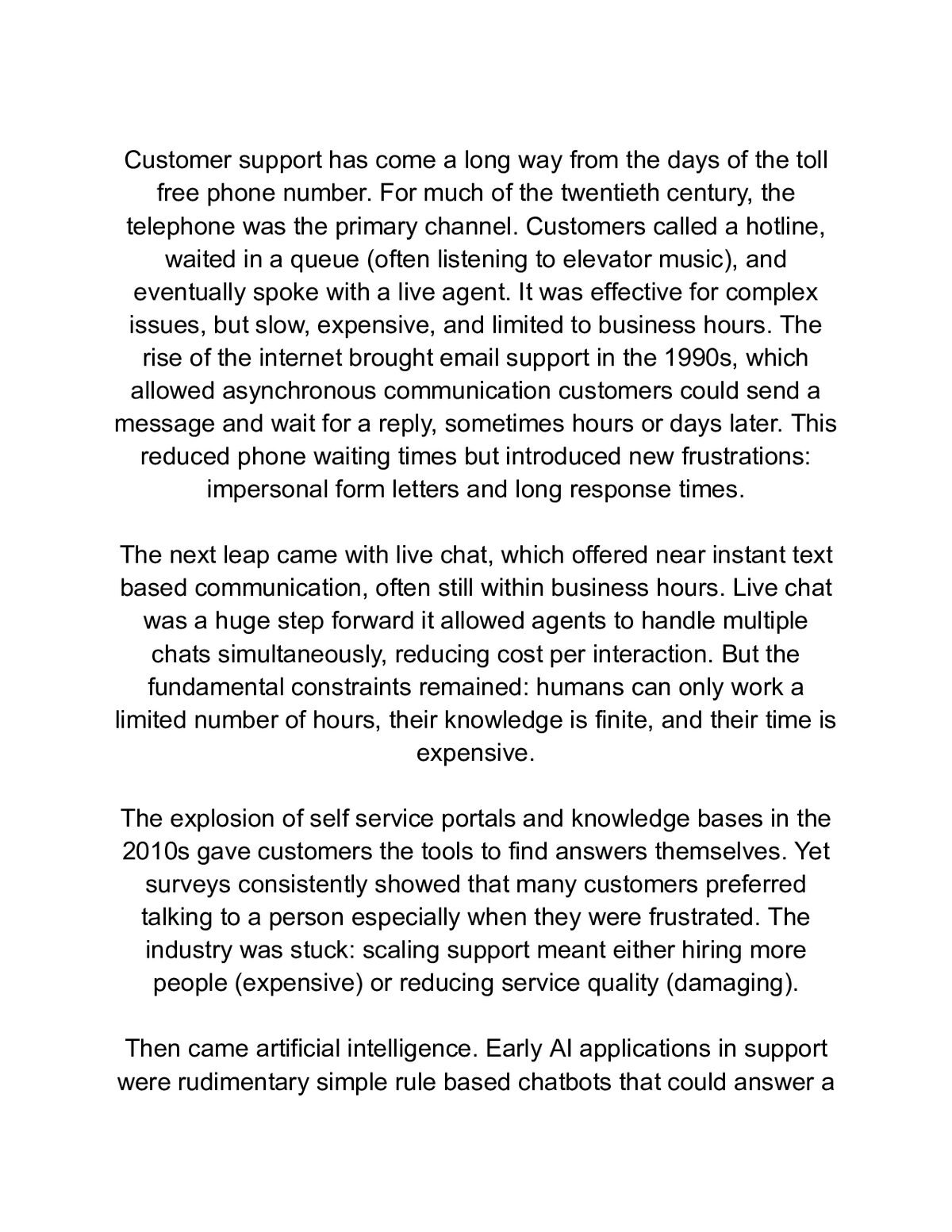 AI for Customer Support: Chatbots, Automation, Scripts — a page from inside the book