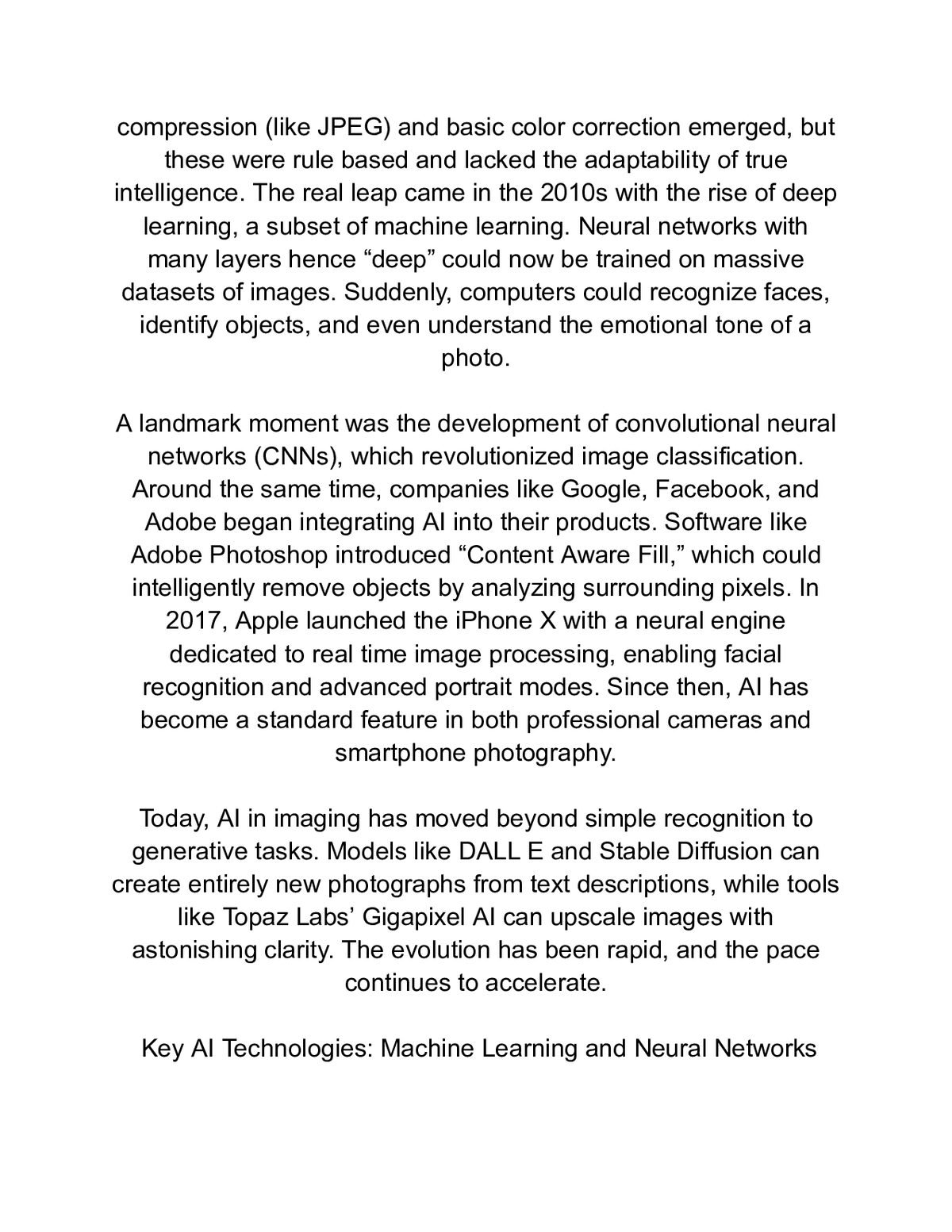 AI for Photographers: Mastering Editing, Prompts & Workflows — a page from inside the book