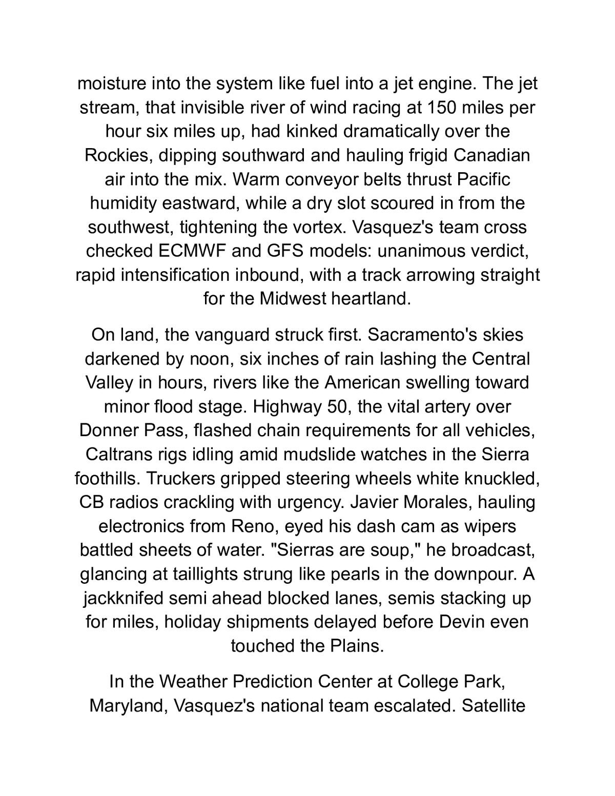 Winter Storm Devin: The 2025 Blizzard That Paralyzed America — a page from inside the book