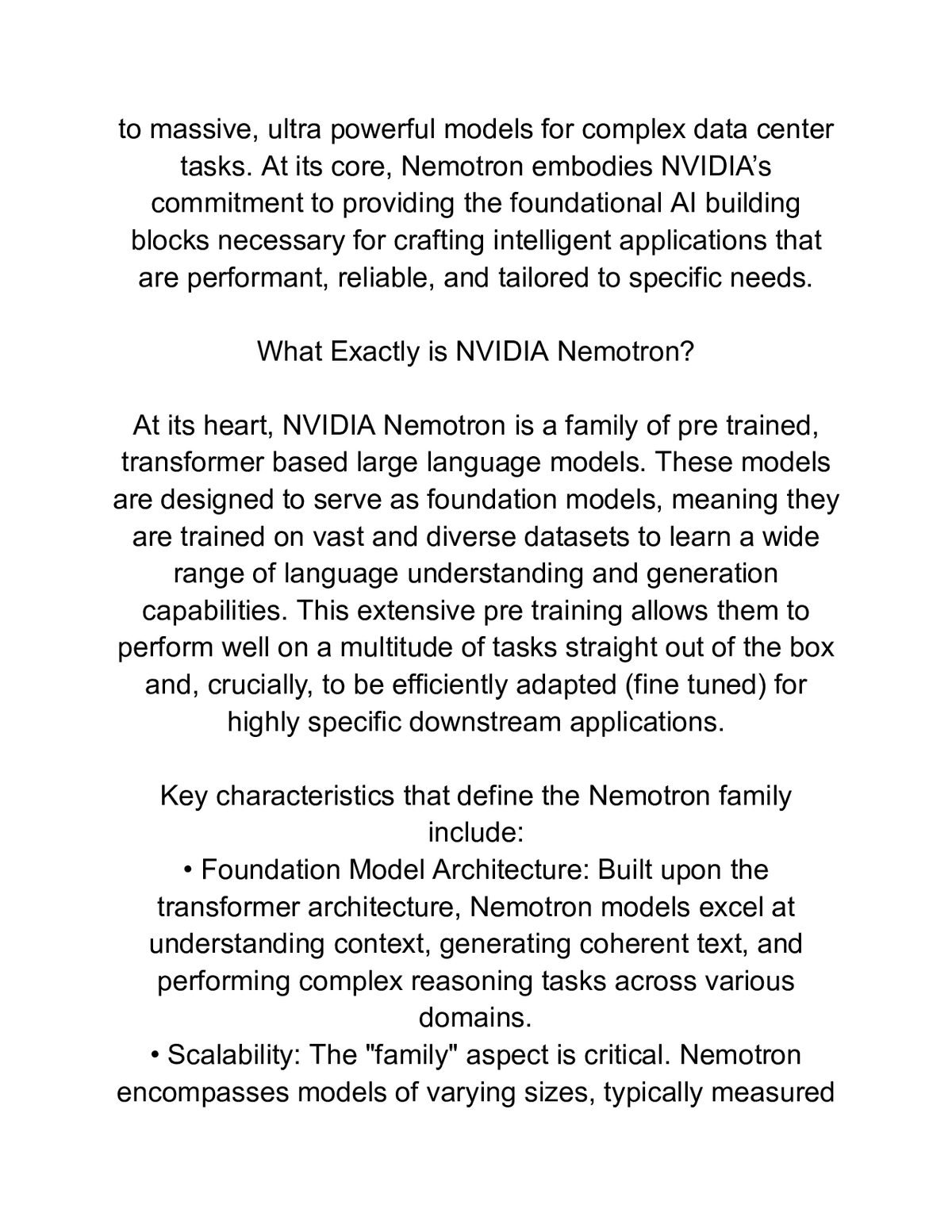 Nvidia Nemotron for Developers — a page from inside the book