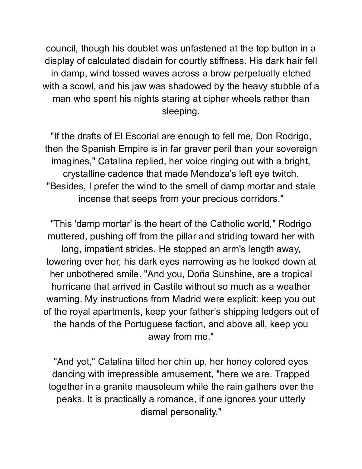 To Tame a Spanish Rogue: Passion in the Sunlit Courtyards — a page from inside the book