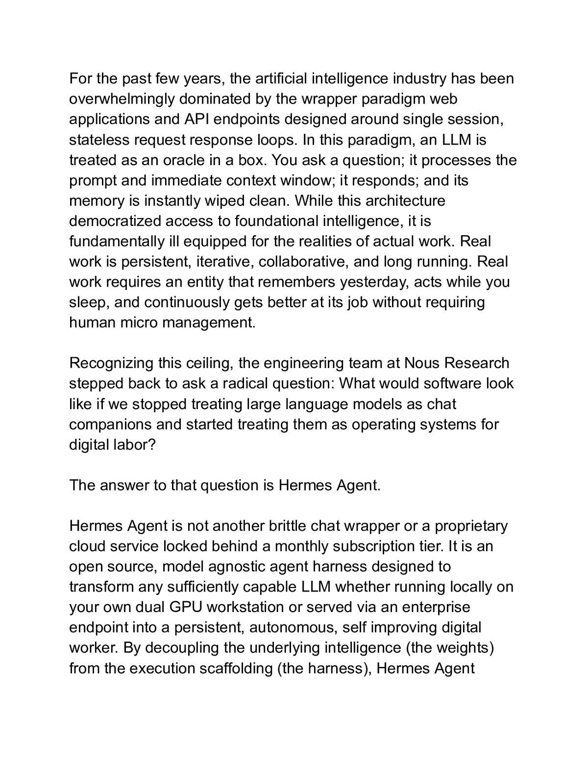 Hermes Agent: The Complete Guide to Building Self-Improving, Persistent AI Workforces — a page from inside the book