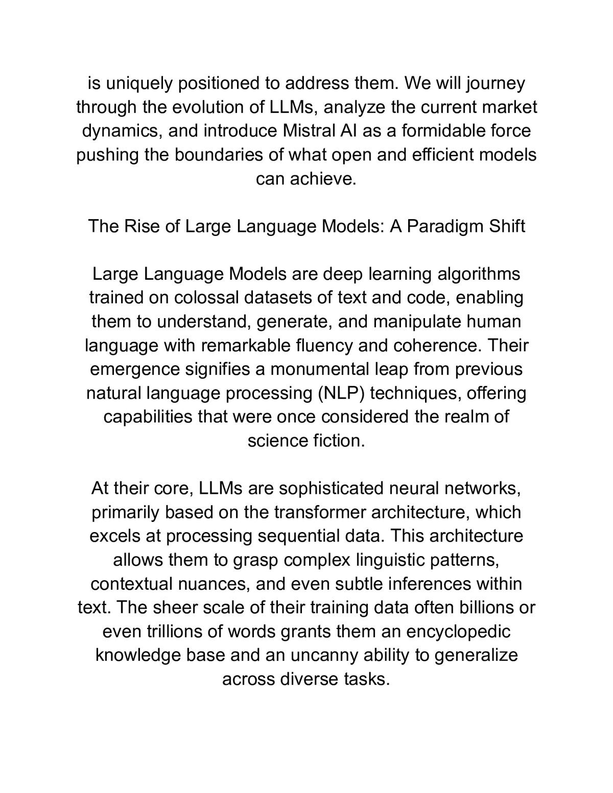 Mistral Unleashed Edition 2026 — a page from inside the book