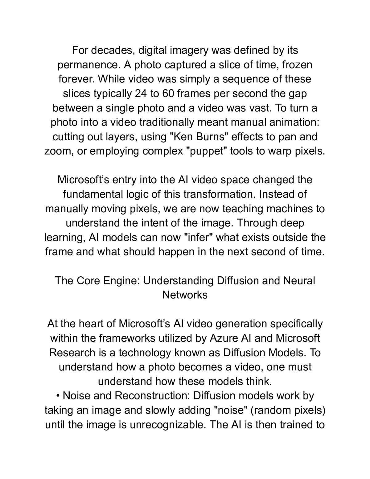 From Still to Stunning: The Master Guide to Microsoft AI Video Generation — a page from inside the book