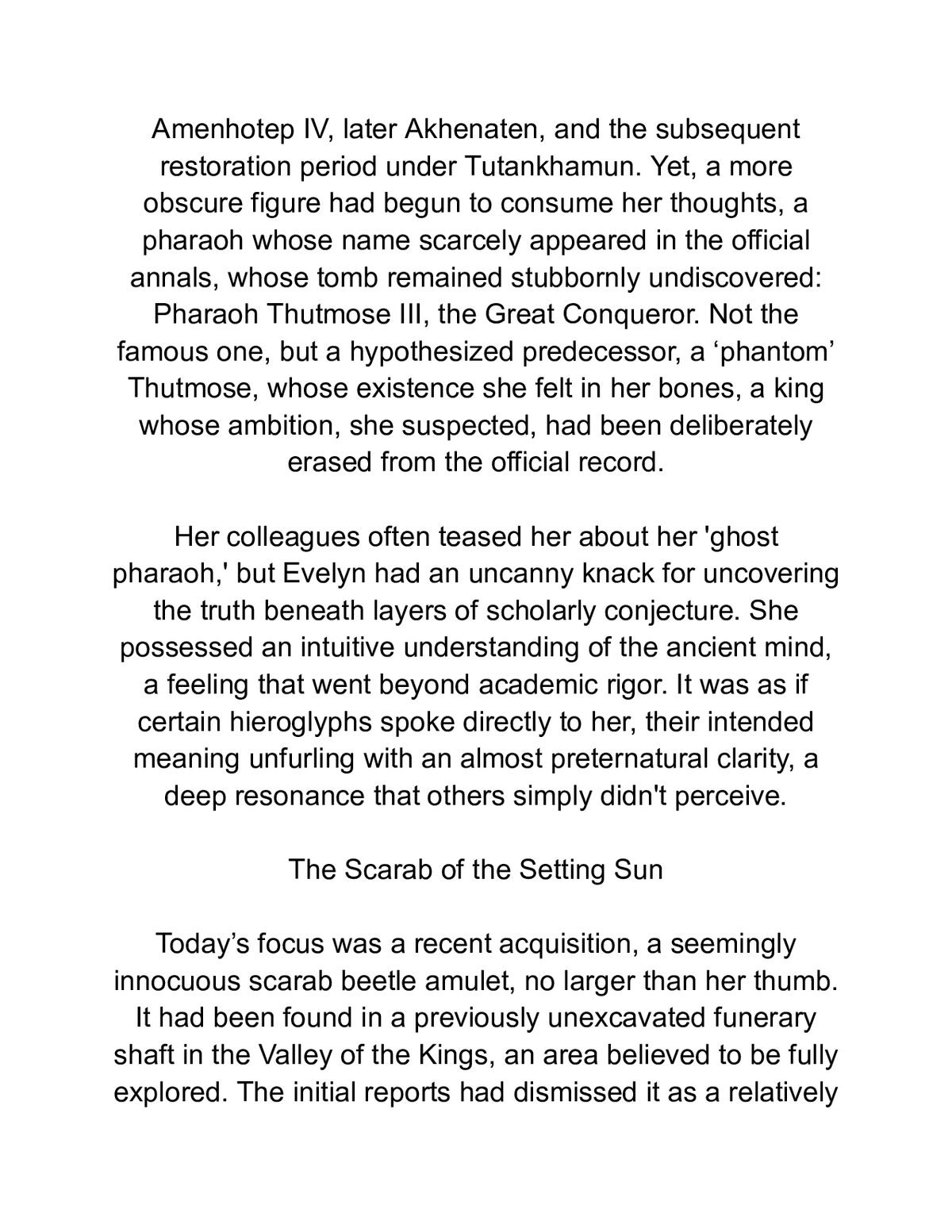 Pharaoh of My Past Life: An Epic Ancient Egypt Romance — a page from inside the book