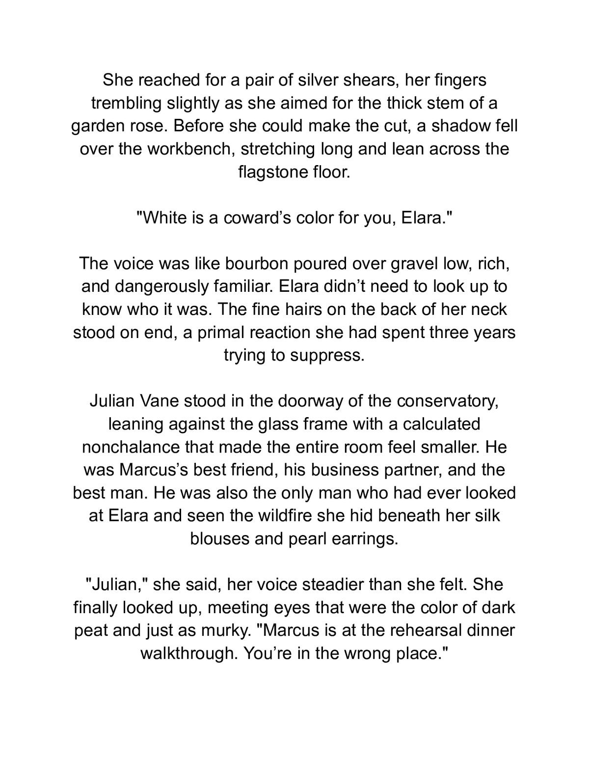 Forbidden Flower Arrangement: A Steamy Valentine’s Day Romance of Desire and Betrayal — a page from inside the book