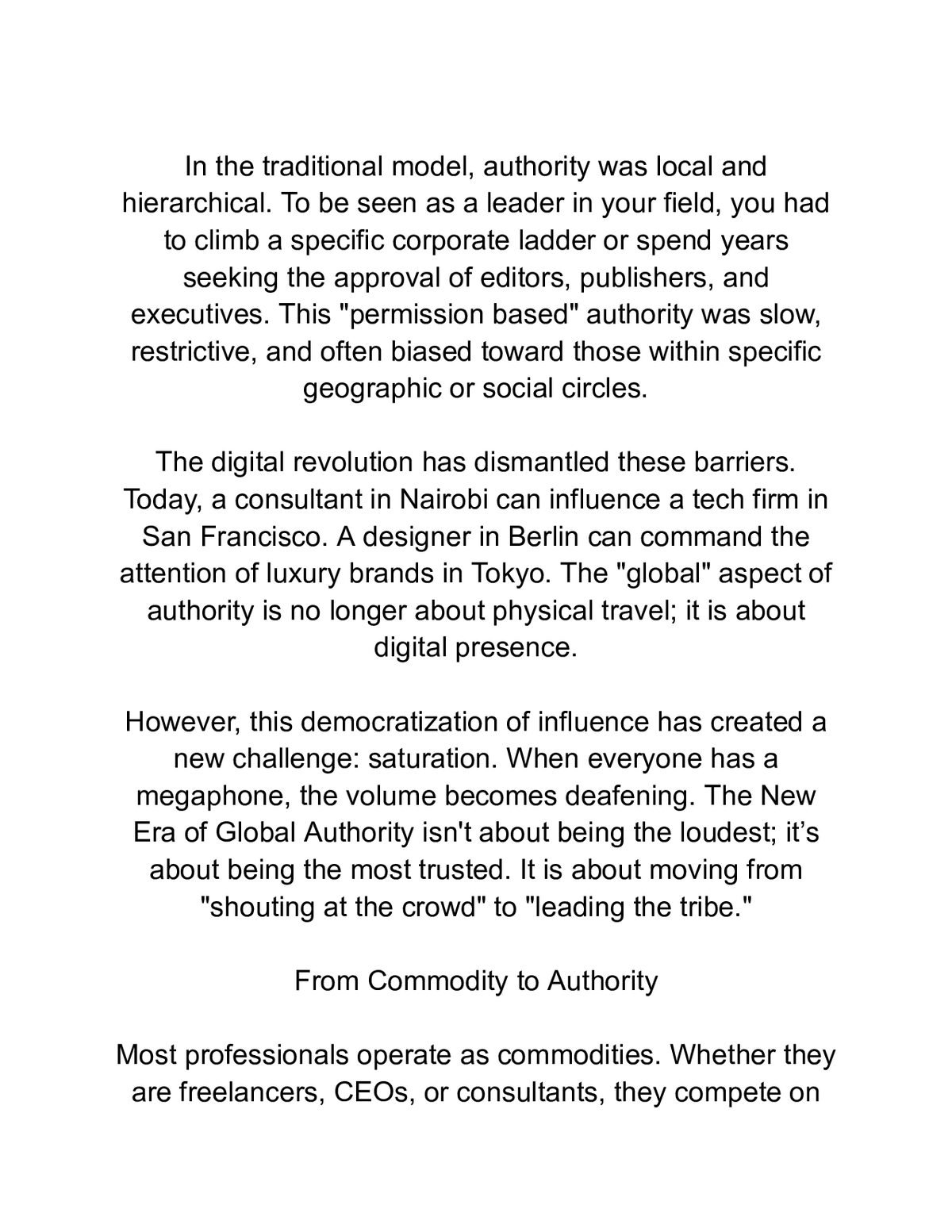 Authority Brand Mastery: Build a Global Personal Brand That Sells Itself — a page from inside the book