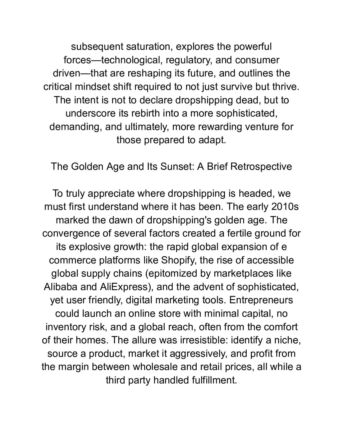 Dropshipping in 2026 and Beyond: New Trends, Regulations, and Tools — a page from inside the book
