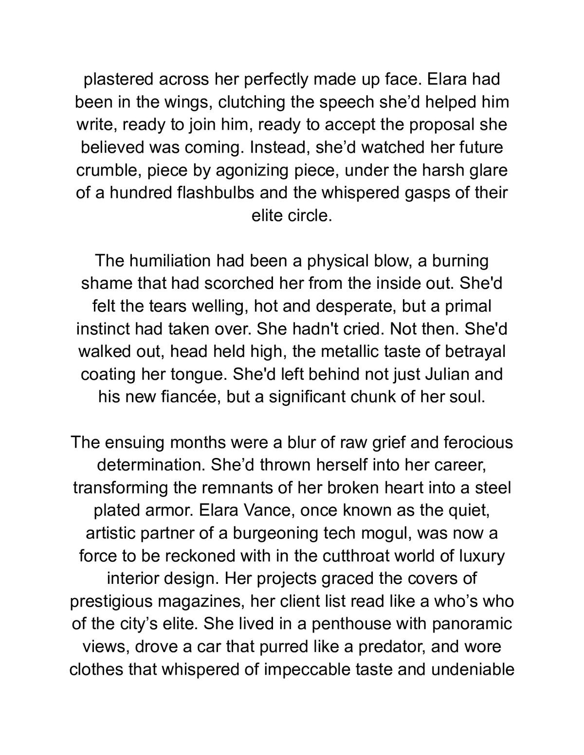 The Valentine Vendetta Masquerade Revenge Romance — a page from inside the book